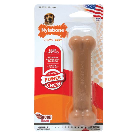 Picture of Nylabone Power Chew Bacon Chew Toy Wolf