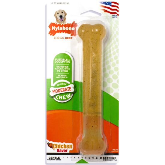 Picture of Nylabone Moderate Chew Dog Chew Toy Chicken Giant