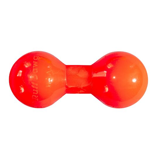 Picture of Ruff Dawg Indestructible Big Dawg Barbell Dog Toy Medium Assorted 6" x 2.5" x 2.5"