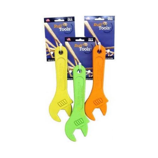Picture of Ruff Dawg Ruff Tools Wrench Dog Toy Assorted Colors 9" x 3.5" x 1"