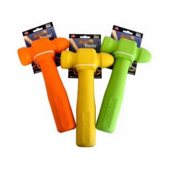 Picture of Ruff Dawg Ruff Tools Hammer Dog Toy Assorted Colors 8.5" x 3.5" x 1"