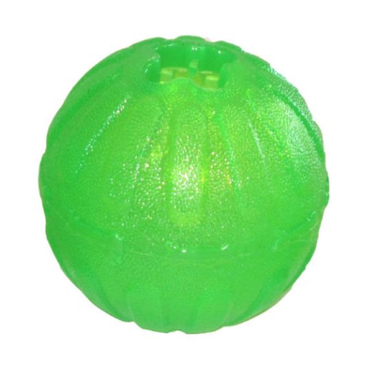 Picture of Starmark Treat Dispensing Chew Ball Medium / Large Green 5" x 6" x 6"