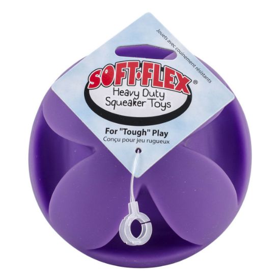 Picture of Hueter Toledo Soft Flex Best Clutch Ball Dog Toy Purple 4.5" x 4.5" x 4.5"