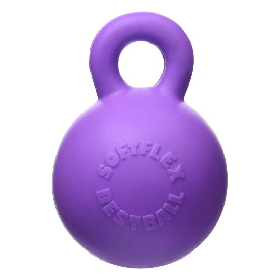 Picture of Hueter Toledo Soft Flex Gripper Ball Dog Toy Purple 4.5" x 4.5" x 6"