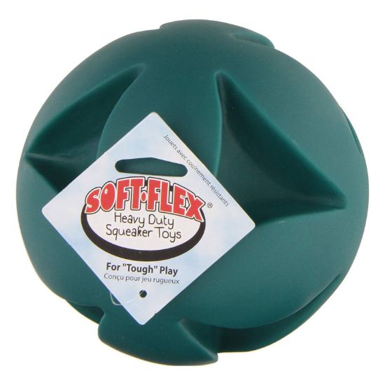 Picture of Hueter Toledo Soft Flex Best Clutch Ball Dog Toy Teal 6" x 6" x 6"