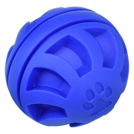 Picture of Hueter Toledo Soft Flex Swirel Ball Dog Toy Blue 5.5" x 5.5" x 5.5"