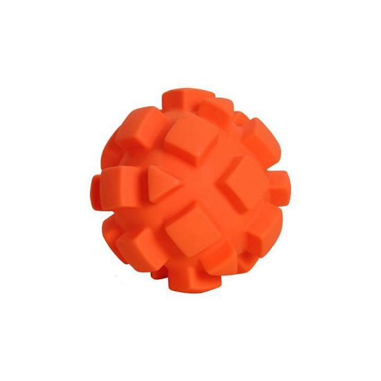 Picture of Hueter Toledo Soft Flex Bumby Ball Dog Toy Orange 5.5" x 5.5" x 5.5"
