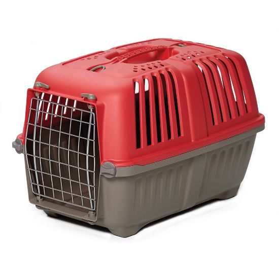 Picture of Midwest Spree Plastic Pet Carrier Red 21.875" x 14.25" x 14.25"