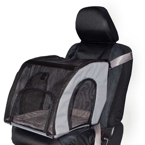 Picture of K&H Pet Products Pet Travel Safety Carrier Large Gray 29.5" x 22" x 25.5"