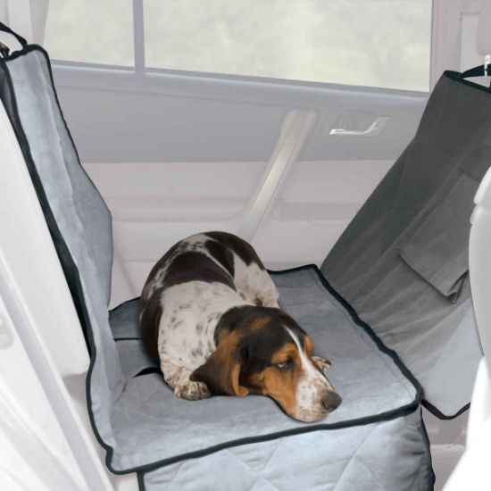 Picture of K&H Pet Products Car Seat Saver Deluxe Extra Long Gray 57" x 56" x 0.25"