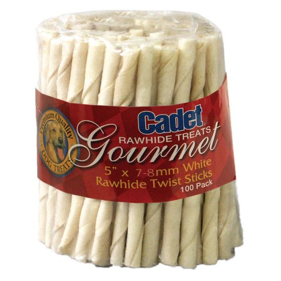 Picture of Cadet Rawhide Twist Sticks 5 inches 100 pack