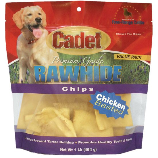 Picture of Cadet Rawhide Chips Chicken Basted 1 pound