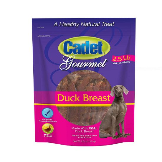 Picture of Cadet Premium Gourmet Duck Breast Treats 2.5 pounds