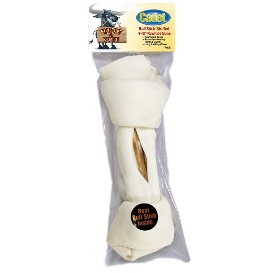 Picture of Cadet Bully Stuffed Hide-a-Bull Bone 9 - 10 inches