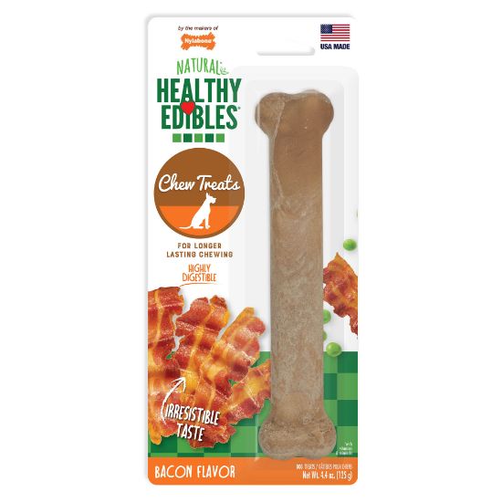 Picture of Nylabone Healthy Edibles Longer Lasting Bacon Treats Giant 1 count