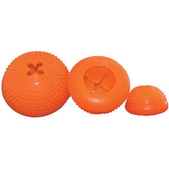Picture of Starmark Everlasting Bento Ball Large Orange 4.5" x 3.5" x 4.5"