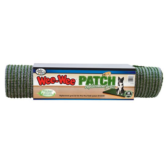 Picture of Four Paws Wee-Wee Patch Indoor Potty Replacement Grass  Medium 29" x 19" x 0.5"