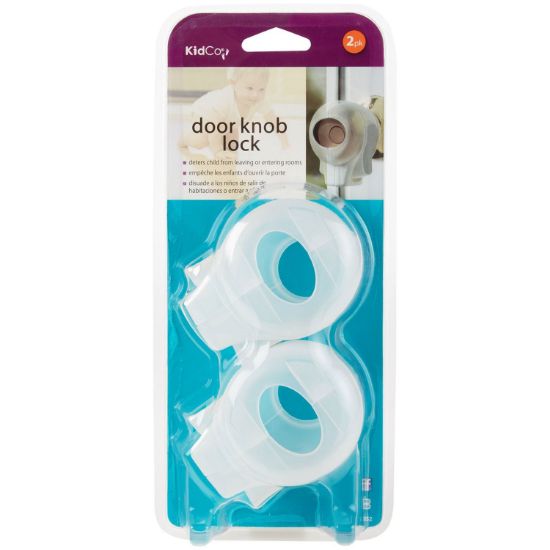 Picture of Kidco Door Knob Lock 2 pack Clear