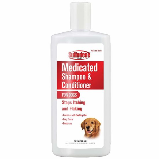 Picture of Sulfodene Medicated Shampoo for Dogs 12 ounces