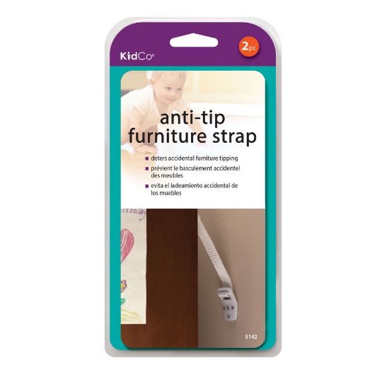 Picture of Kidco Anti-Tip Furniture Straps 2 pack White