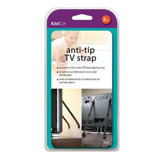 Picture of Kidco Anti-Tip TV Straps 2 pack Black