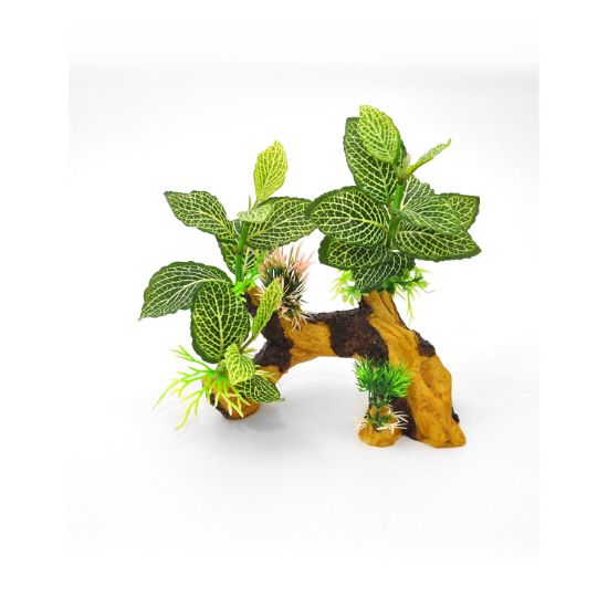 Picture of BioBubble Decorative Tiger Root Green 7" x 4" x 10"