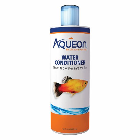 Picture of Aqueon Fish Tank Water Conditioner 16 ounces 2.5" x 2.5" x 8.4"