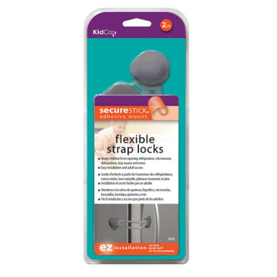 Picture of Kidco Flexible Strap Locks 2 pack Gray