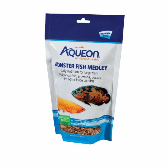Picture of Aqueon Monster Fish Medley Food 3.5 ounces