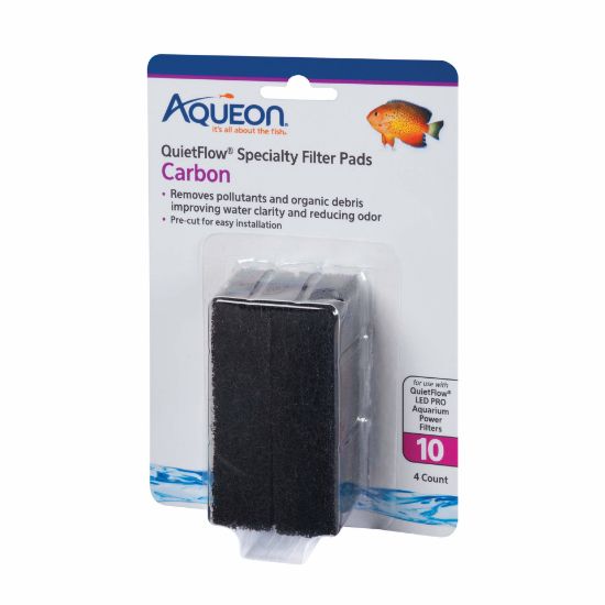 Picture of Aqueon Replacement Carbon Filter Pads Size 10 4 pack