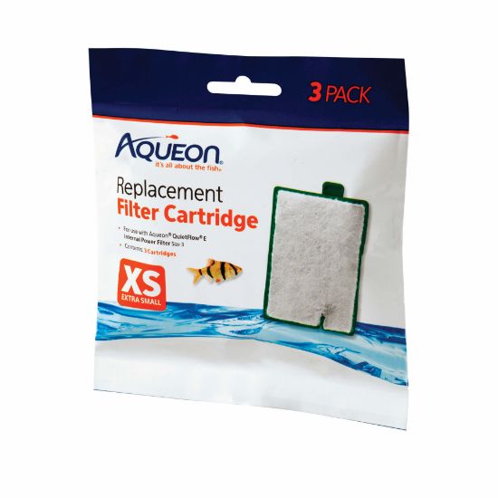 Picture of Aqueon Replacement Filter Cartridges 3 pack Extra Small 5.24" x 1.75" x 5.7"