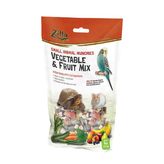 Picture of Zilla Reptile Munchies Vegetable and Fruit 4 ounces 5.875" x 2.75" x 9.5"