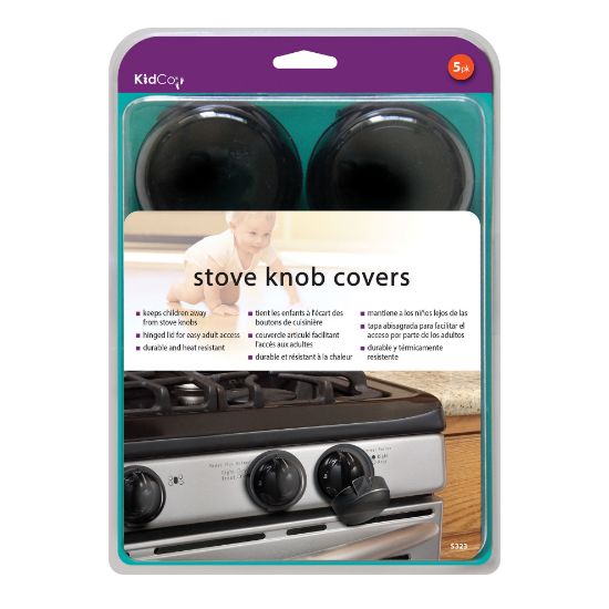 Picture of Kidco Stove Knob Covers 5 pack Black