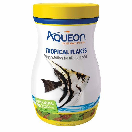 Picture of Aqueon Tropical Fish Food Flakes 7.12 ounces