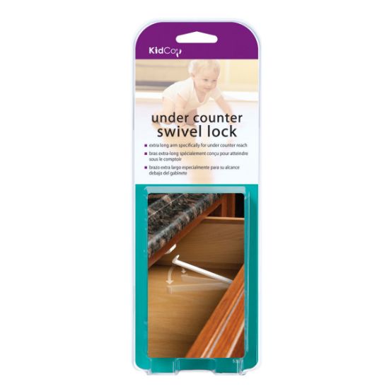 Picture of Kidco Under Counter Swivel Lock 4 pack White