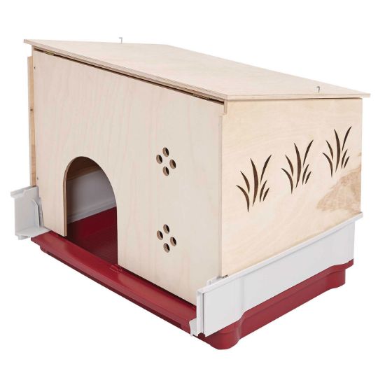 Picture of Midwest Wabbitat Deluxe Rabbit Home Wood Hutch Extension Wood 37" x 19" x 20"