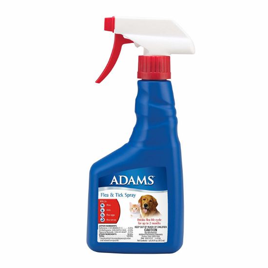 Picture of Adams Flea and Tick Spray for Cats and Dogs 16 ounces