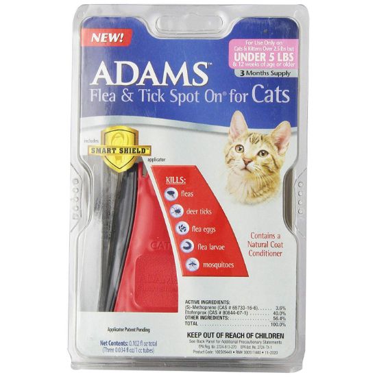 Picture of Flea and Tick Spot on Cats Under 5 lbs. 3 Month Supply
