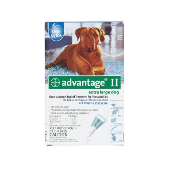 Picture of Advantage Flea Control for Dogs And Puppies Over 55 lbs 6 Month Supply