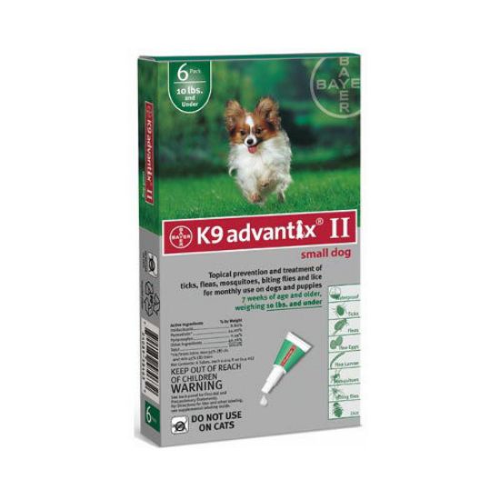 Picture of Advantix Flea and Tick Control for Dogs Under 10 lbs 6 Month Supply