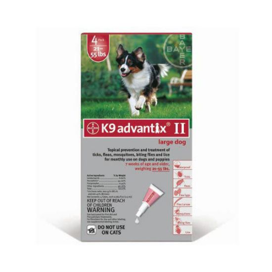 Picture of Advantix Flea and Tick Control for Dogs 20-55 lbs 4 Month Supply