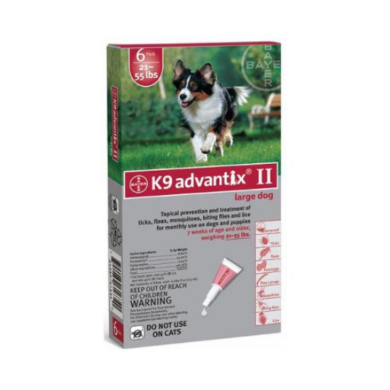 Picture of Advantix Flea and Tick Control for Dogs 20-55 lbs 6 Month Supply