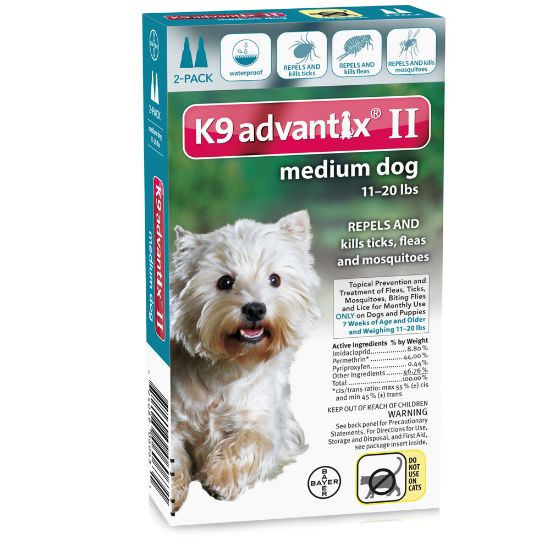 Picture of Advantix Flea and Tick Control for Dogs 10-22 lbs 2 Month Supply