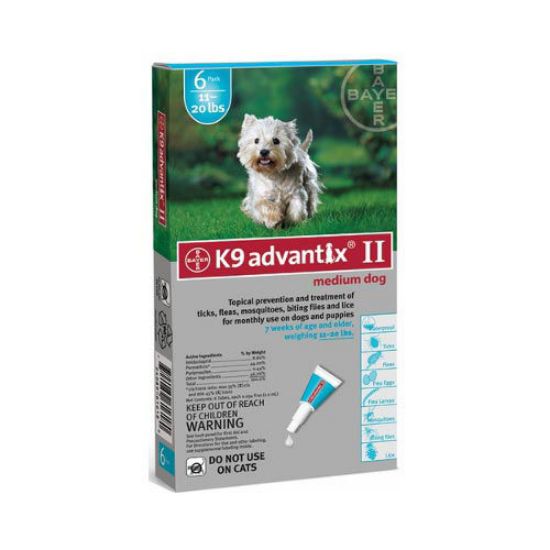 Picture of Advantix Flea and Tick Control for Dogs 10-22 lbs 6 Month Supply